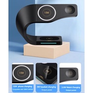 3 in 1 Magnetic Wireless Charger Stand 15W Suitable for iPhone 15W charger Magnetic Wireless charger