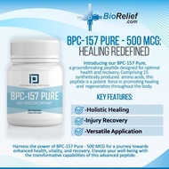 BPC-157 PURE 500 mcg Of A Systematic And Versatile Peptide.