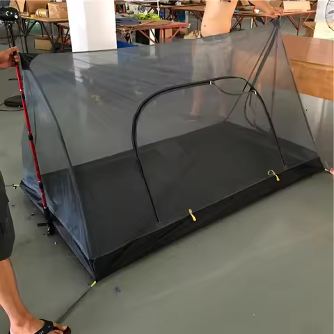 Hot Selling Ultralight Pyramid Mosquito Net Tent, 2 Person Mesh Tent Shelter, Pyramid Breeze Tent, B