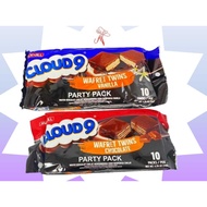 CLOUD 9 Wafer Twin Vanilla Chocolate 14gx10s