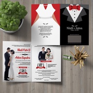 Elegant wedding invitation cd123