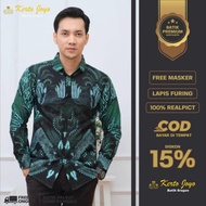 Baju Batik Pria Lengan Panjang Pesta Modern Baju Kondangan Pria