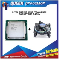 INTEL CORE I5 4590 3.5 PROCESSOR Ghz SOCKET 1150 TRAY + FAN