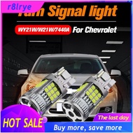【 ร้อนแรง 】2ชิ้นไฟเลี้ยว LED Blub โคมไฟ WY21W T20 7440A Canbus ไม่มีข้อผิดพลาดสำหรับเชฟโรเลตมาลิบู20