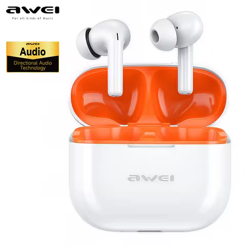 Awei T1 Pro TWS Wireless Earbuds Bluetooth 5.3 Earphone Deep Bass Earphones Sport Hifi Stereo With M