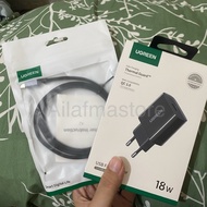 UGREEN USB Type C Fast Charging Charger 18w FOR SALE UGREEN ANDROID 1 SET