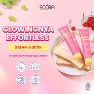 SCORA Tone Up Cream Glowing Brighteningnatural DAY Cream 30g XX375