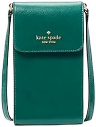 Kate Spade NY Madison Saffiano Leather North South Phone Crossbody Bag Deep Jade Green, Deep Jade, Small, Deep Jade, Small