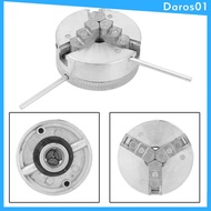 [DarosMY❤] Zinc Alloy Lathe Chuck, Mini Lathe Chuck, Wood Working Lathe Chuck for Mini Metal Lathe Machine Tool Accessories