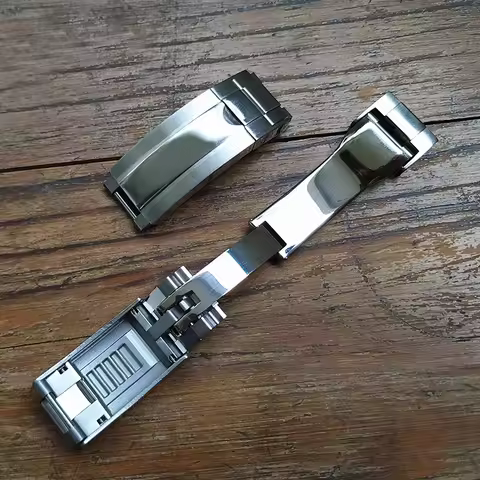 904 Stainless Steel 16mm Watchband Clasp for Rolex DAYTONA SUBMARINER GMT Date-just Yacht-Master Qui
