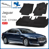 Little Bird พรมปูพื้นรถยนต์ โรงงานผลิตของไทย Jaguar XJL XJ8 C71D64 4PCS การรับประกันคืนสินค้าภายใน7ว
