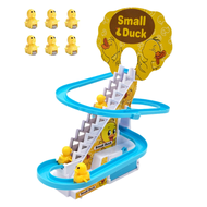 SUPERRR Phim hoạt hình Đồ chơi vịt con leo cầu thang Dễ thương Sáng tạo Đồ chơi tàu lượn siêu tốc vị