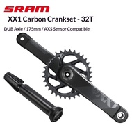 Sram Hollow Integrated Chainring XX1 Carbon Fiber Crank Support AXS Sensor 32-Tooth Mountain Bike Ch