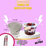 THINWALL DM DOVE CUP 100ML CONTENTS 25 FRUIT SALAD CUPS JELLY PUDDING
