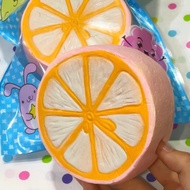 GANTUNGAN Squishy Lemon Pink Jumbo Soft & Slow Orange Fruit Orange Fruit Cute Cute Girls Toys Soft K
