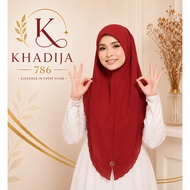 Tudung Sarung Arissa Curve Chiffon - 45, Ready in Malaysia