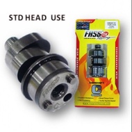 LC135 Y15ZR FZ150 FASSTEK CAMSHAFT C1 5.4MM FOR STANDAED HEAD USE