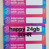 voucher tri happy 24gb 30HR