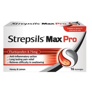 STREPSILS Lozenges Soothing Relief for Sore Throat Max Pro 16s
