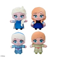 Disney Frozen Elsa & Anna Plush Toys 迪士尼 冰雪女王 愛紗 安娜 啪鈕 公仔 日本正版