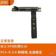 [快速出貨]NVME轉PCIE X16轉接線M.2 -mkey轉16x延長適配線m2接口外置顯卡