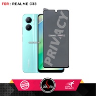 Tempered Glass SPY Realme C33 Anti-Scratch Privacy