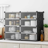 Storage Cupboard Simple Tableware Storage Combination Cabinet Kitchen Household Cabinet Storage Cupb