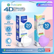 Dijual Fivecare - Masker 4D Medis 4 Ply | Surgical Mask | Masker