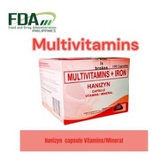 HANIZYN (Multivitamins + Iron) Capsule by 100's/box