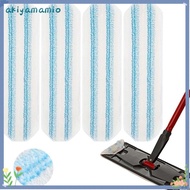 AKIYAMAMIO Reusable Microfiber Mop Pad, Cotton Washable Flat Mop Replacement Cloth, Durable Removabl