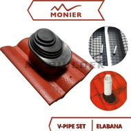 MONIER Elabana V-Pipe Set Atap Pipe Roofing Equipment Atap Fitting Bumbung