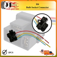 H4 Car Headlamp Bulb Socket Connector (1pcs)