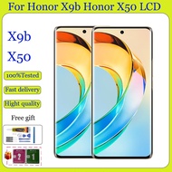 Original AMOLED For Honor X9b Honor X50 LCD Display Touch Screen With Frame Replacement