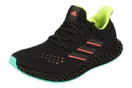 Adidas 4D Futurecraft Mens Running Trainers Sneakers (UK 3.5 US 4 EU 36, Black Carbon Turbo GZ8626)