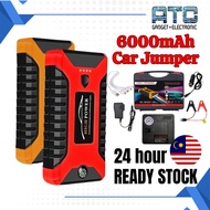 ATC Jumper Kereta Powerbank Car Jumper Starter Powerbank Car Jumper Termasuk air pump 6000mAh