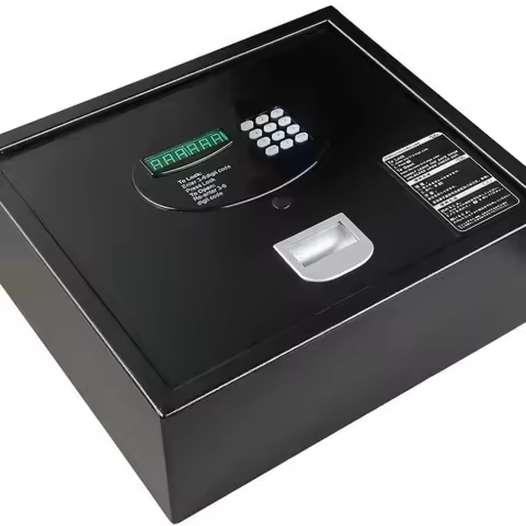 Top opening safe Flip-up safe deposit box Hotel room safe Drawer safe