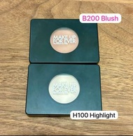MAKE UP FOR EVER B200胭脂 H100光影