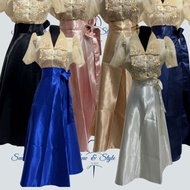Wrap-around Filipiniana Skirt