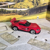 Hot Wheels RED Edition Toyota Supra GR unrivet with Rubber Tyre BBS Chrome