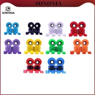SONONIA 4x Skateboard Wheels Cruiser Wheels with Bushings 78A Hardness Smooth PU