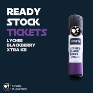 Tickets Lychee Blackberry Xtra Ice Freebased Liquid