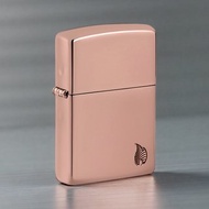 【ZIPPO官方旗艦店】玫瑰金雕刻火焰(加厚版)防風打火機 46401
