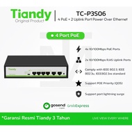 Tiandy TC-P3S06 Network PoE Switch 4 Port SPEC:F/0420/AT/55 - 3 Year Warranty