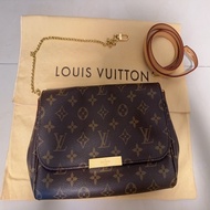 LOUIS VUITTON FAVORITE MM 經典花紋鍊條肩背包