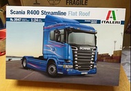 Scania R400 Streamline Flat Roof Truck ITALERI 1:24 plastic model kit 3947