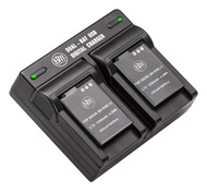 BM Premium 2 EN-EL12 Batteries & Dual Charger for Nikon Coolpix A1000 B600 W300 A900 AW100 AW110 AW1