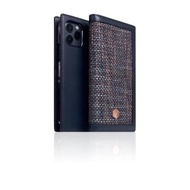 SLG Design iPhone 12 mini D5 CSL 帆布混搭風 側掀真皮皮套