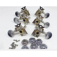 Electroplated Small Round Head Double Hole Steel Column Tuning Pegs