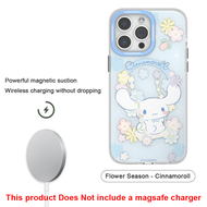 (Magsafe)ของแท้100% Sanrio Kuromi เคสสำหรับ IPhone15 Cinnamoroll 15pro 15Promax เคส iPhone MagSafe กันกระแทกเมโลดี้ MYD24/MYD23 MYD46