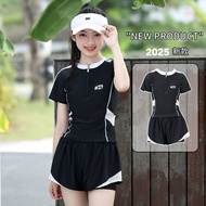 Invoice Big Girls Swimsuit Student Sports Lining Anti-Glare Swimsuit for Kid Kids Swimwear Girls